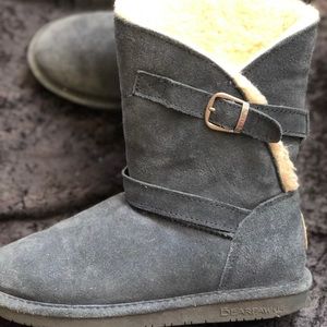 Blue BEARPAW Boots w/ buckle